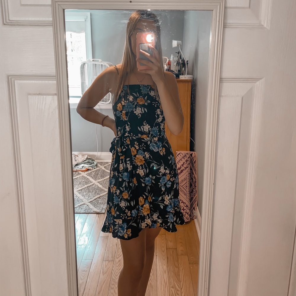 Wrap Floral Dress